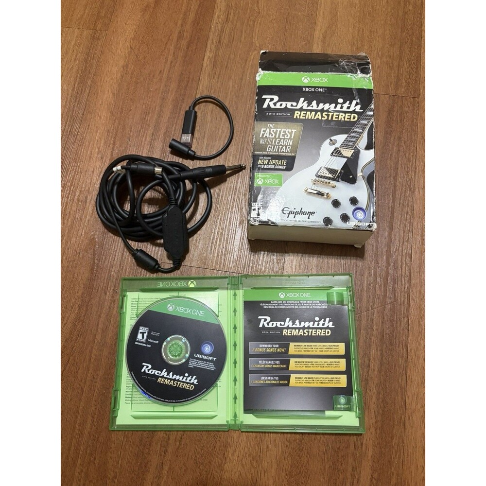 Rocksmith 2014 Edition Remastered Xbox One with Cable In OG Packaging Not Tested